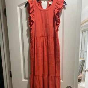 Rust color size small universal threads super cute dress!